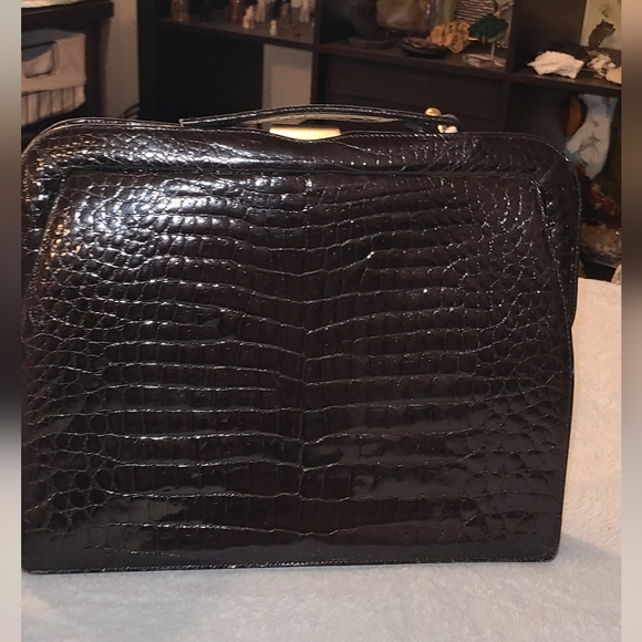 Handbags - Vintage Python Skin Clutch Bag